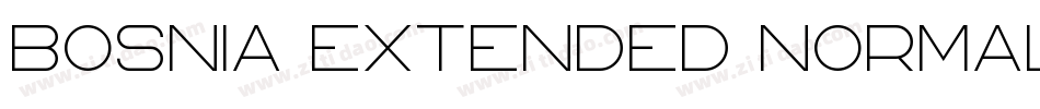 Bosnia Extended Normal字体转换
